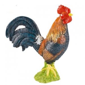 (image for) Dollhouse Scale Model Gallic Rooster
