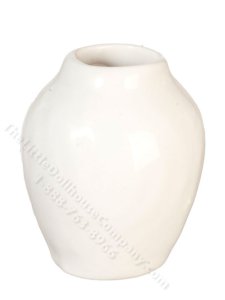 (image for) Miniature White Vase for Dollhouses