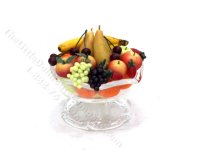 (image for) Miniature Glass Fruit Bowl by Charlotte Willmott for Dollhouses