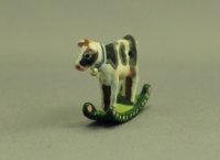 (image for) Dollhouse Miniature Rocking Cow