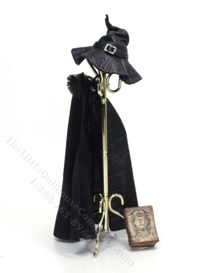 (image for) Witch Cloak, Hat and Witchcraft Books
