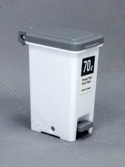 (image for) Miniature Pedal Garbage Can for Dollhouses