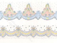 (image for) Mon Cheri Miniature Wallpaper for Dollhouses - Pink