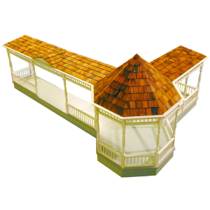 Dollhouse Gazebo Wraparound Porch Kit