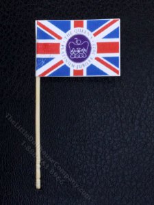 (image for) Miniature Queen's Platinum Jubilee Flag for Dollhouses