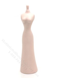 (image for) Miniature Porcelain Dress Form with Top Knot