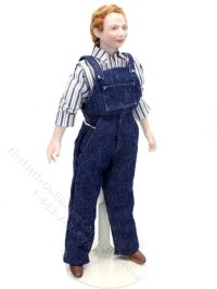 (image for) Man in Overalls Doll by Carie Lourenco