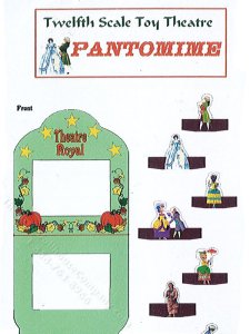 (image for) Miniature Toy Pantomime Theatre Kit for Dollhouses