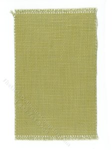 (image for) Miniature Woven Green Rug for Dollhouses