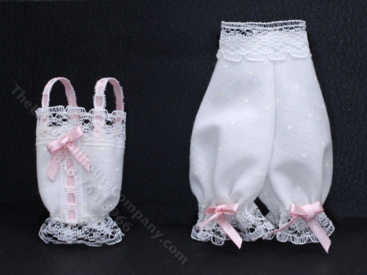 (image for) Miniature Historical Underwear Set for Dollhouses