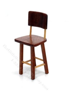 (image for) Miniature Children's Stool for Dollhouses
