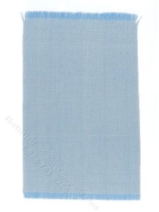 (image for) Miniature Blue Chevron Rug for Dollhouses