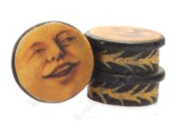 (image for) Miniature Man in The Moon Round Box by Jane Woodham