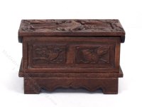 (image for) Miniature Carved Chest for Dollhouses