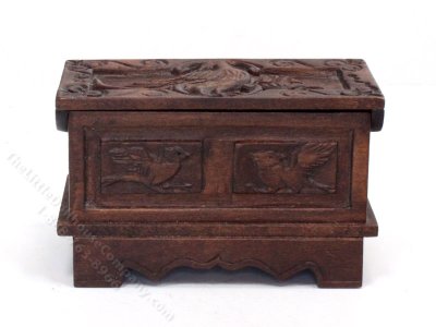 (image for) Miniature Carved Chest for Dollhouses