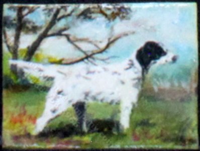 (image for) Miniature Pointer Dog Painting by Larry Morganti