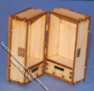 (image for) Miniature Doll Trunk Kit for Dollhouses