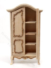(image for) Miniature Unfinished Elegant Wardrobe