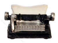 (image for) Miniature Black Typewriter for Dollhouses
