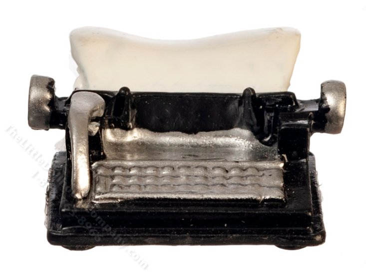 (image for) Miniature Black Typewriter for Dollhouses