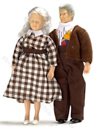(image for) Grandparents Set for Dollhouses