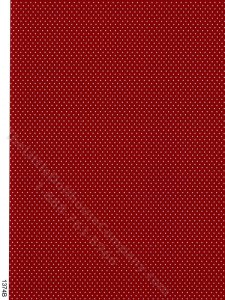 (image for) Burgudy Polkadot Pattern Miniature Wallpaper for Dollhouses