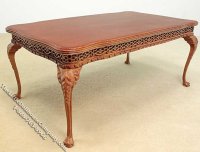 (image for) Miniature New Walnut Addison Dining Table for Dollhouses