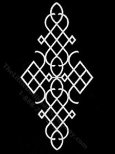 (image for) Miniature Ornate Garden Trellis for Dollhouses