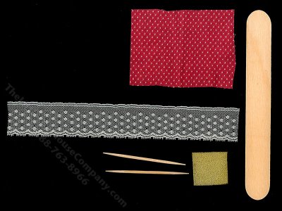 (image for) 1:24 (Half) Scale Canopy Bed Kit