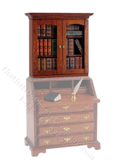 (image for) Miniature Chippendale 2-Door Upper Cabinet Kit