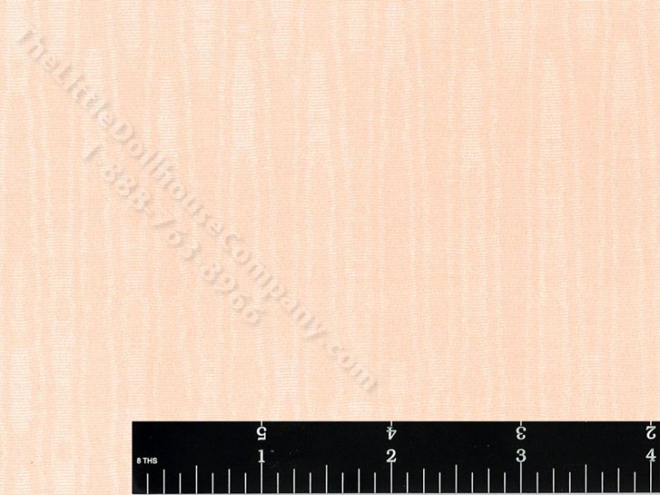 (image for) Peach Mini Moire Pattern Miniature Wallpaper for Dollhouses