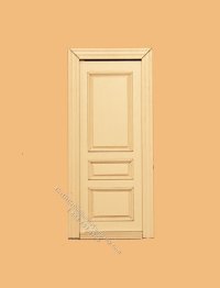 (image for) Miniature White Windsor Three Panel Interior Door