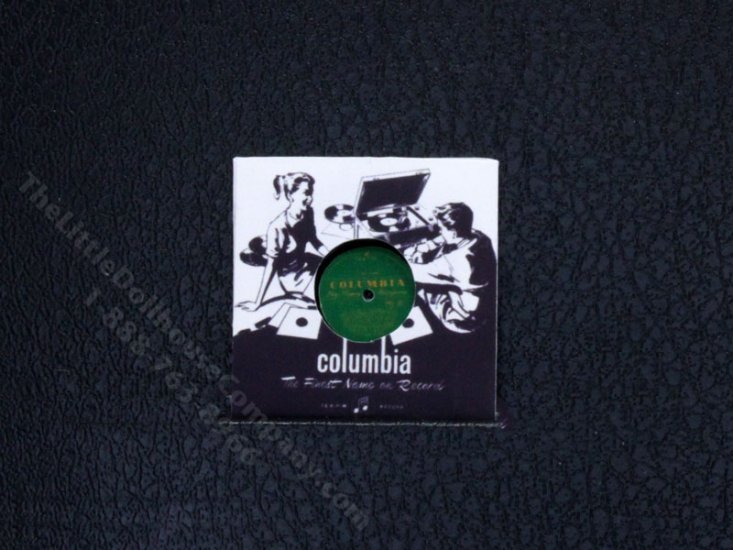 (image for) Miniature Columbia Vinyl Record