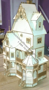 (image for) Half Scale Ashley Gothic Laser Cut Dollhouse Kit
