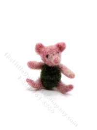 (image for) Miniature Felted Piglet by Trace Goldfarb