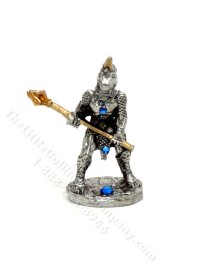 (image for) Miniature Pewter Unicorn Knight Figurine