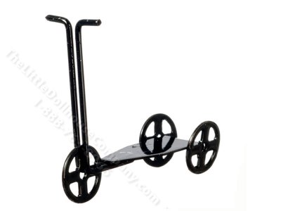 (image for) Miniature Black Scooter for Dollhouses