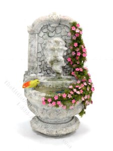 (image for) Miniature Wall Fountain for Dollhouses