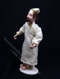 (image for) Miniature Handcrafted Vintage Medieval Pyjama Man by Detta's Darling Dolls