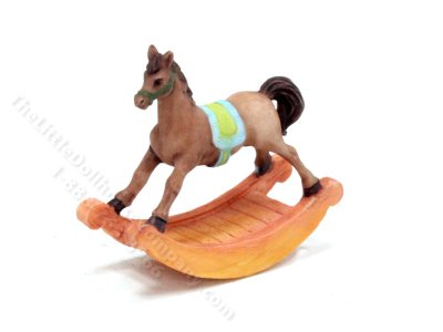 (image for) Miniature Ceramic Toy Rocking Horse