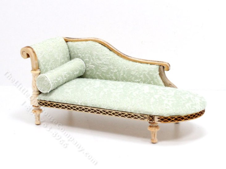 (image for) Miniature Chaise for Dollhouses, Unfinished