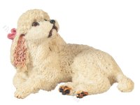 (image for) Dollhouse Scale Miniature Poodle Dog