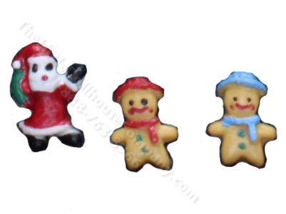 (image for) Miniature Christmas Cookie for Dollhouses