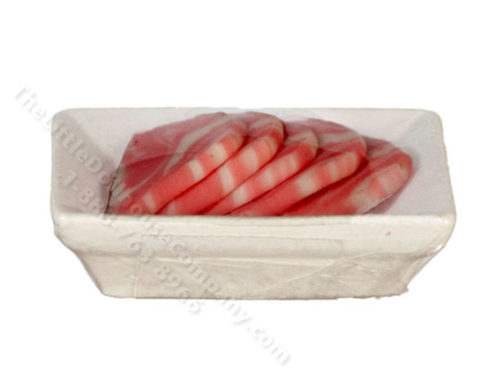 (image for) Miniature Pork Chops on a Plate for Dollhouses