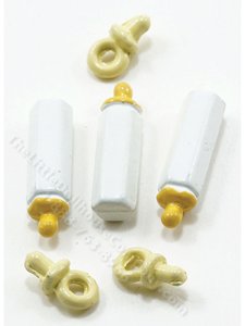 (image for) Miniature Baby Bottle and Pacifier Set