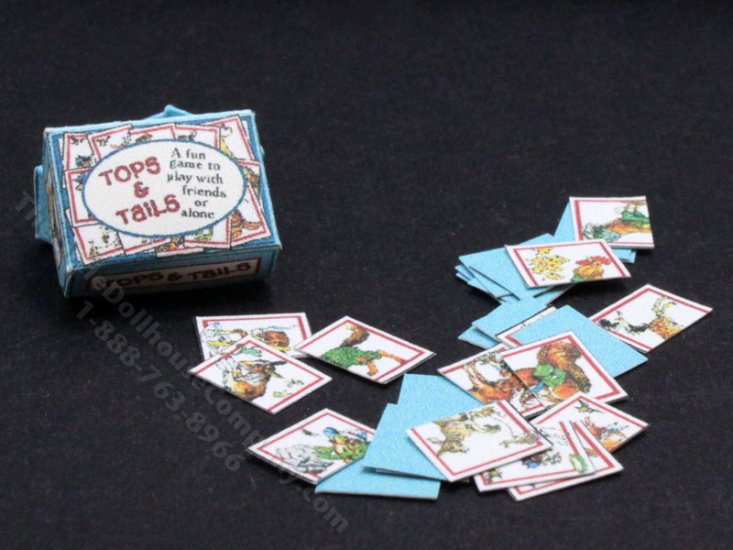 (image for) Miniature Tops and Tails Card Game