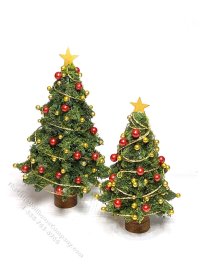 (image for) 1:48 Scale Miniature Jolly Trees Kit