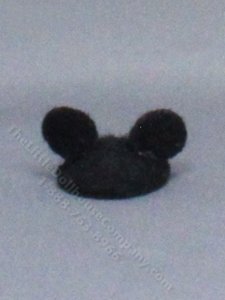 (image for) Miniature Handmade Felt Mickey Mouse Hat for Dollhouses