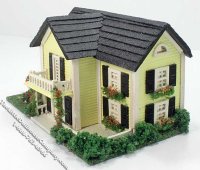 (image for) Assembled 1:144 Scale Colonial Dollhouse
