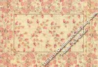 (image for) Miniature Pink Wildflowers Carpet for Dollhouses